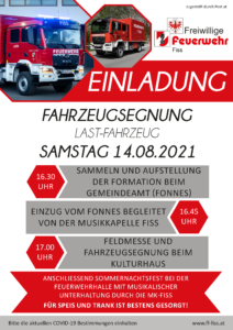 Einladung Fahrzeugsegnung