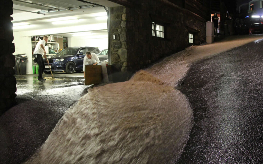 Einsatz 15/21: Bach über Ufer getreten