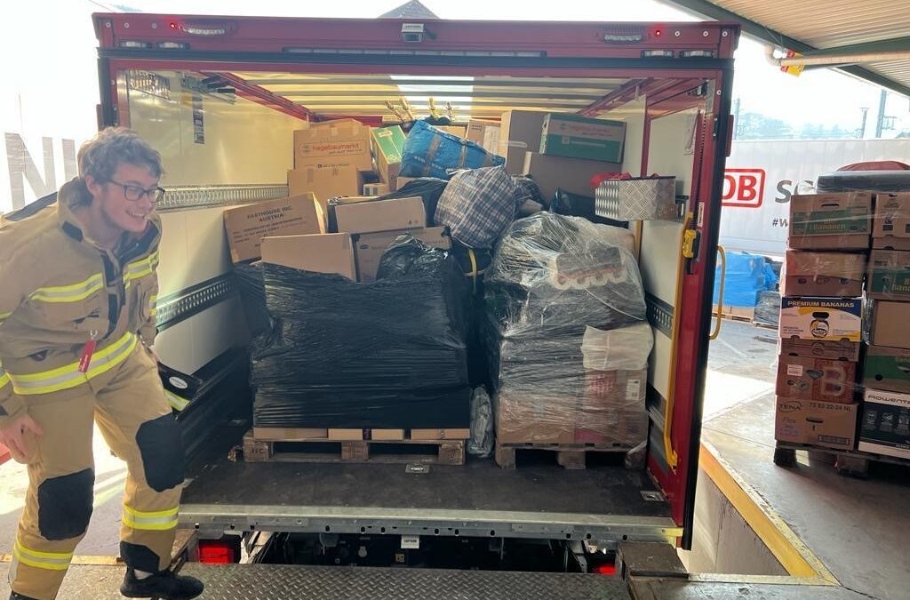 Einsatz 16/22: Landesweite Sammlung – Hilfe für Ukraine