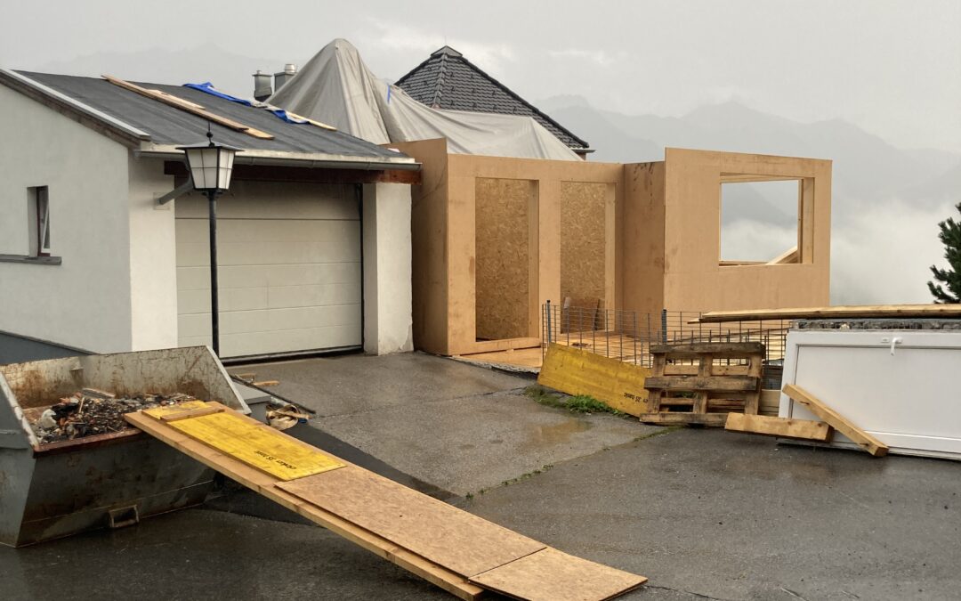 Einsatz 34/23: Wassereintritt auf Baustelle nach Gewitter
