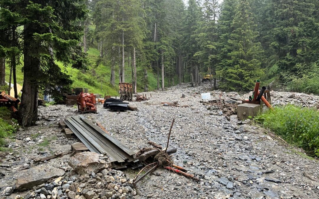 Einsatz 27/24: Unwetterschäden und Vermurungen