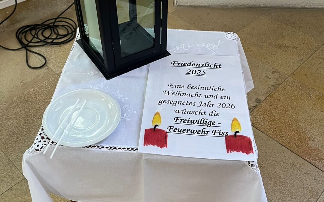 Friedenslicht in der Kirche abholbar