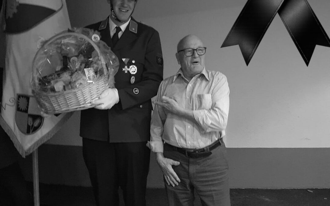 Nachruf zum Ableben unseres Altfähnrich Toni Rietzler (BOSS)